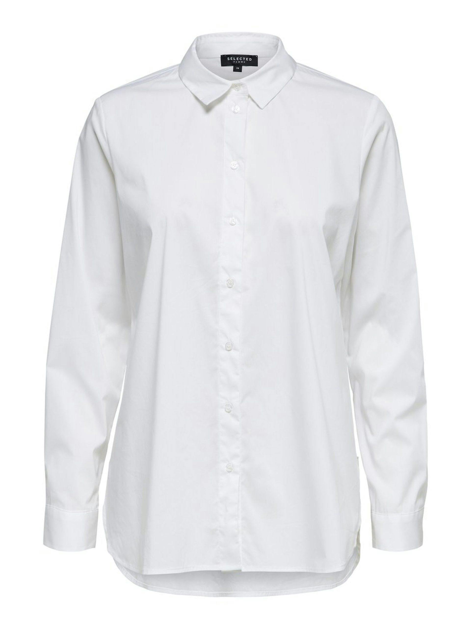 16074365 brightwhite 001 productlarge KXnreH Selected Bestseller hvit skjorte økologisk bomull